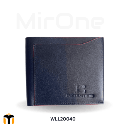 Genuine Leather Short Wallet Ford Grained WLL20040