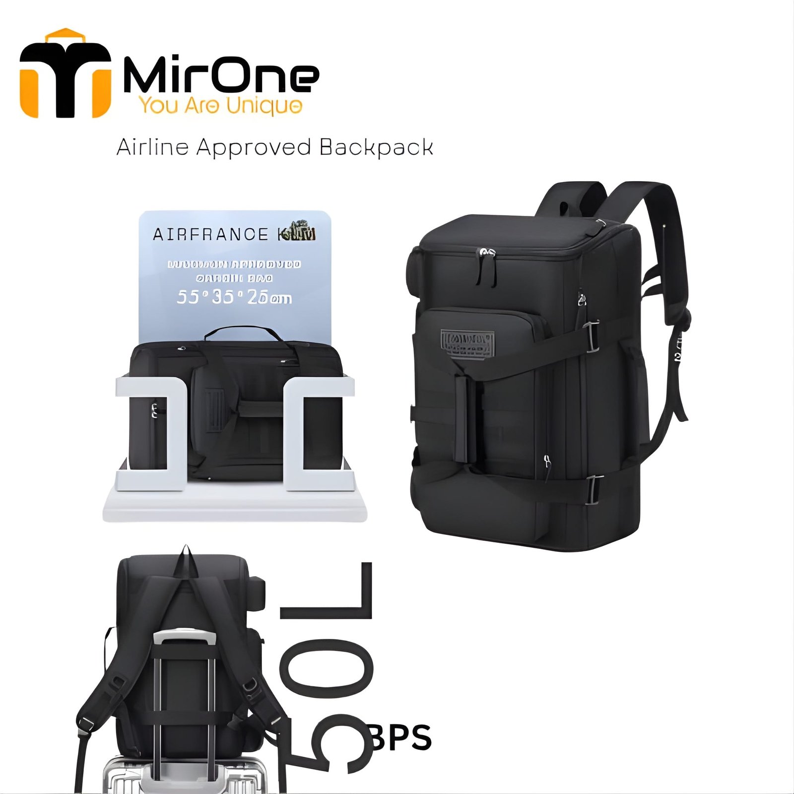 17.6 inch travel backpack bd