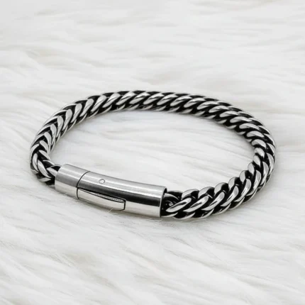 American Retro Round Grinding Chain Link Raptor Bracelet 9031