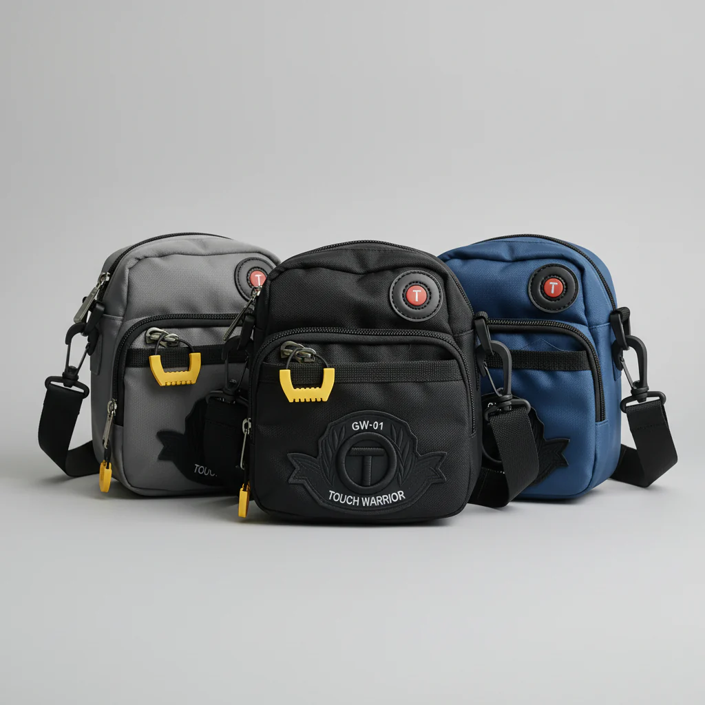 mini warrior cb550 blue cell phone bag