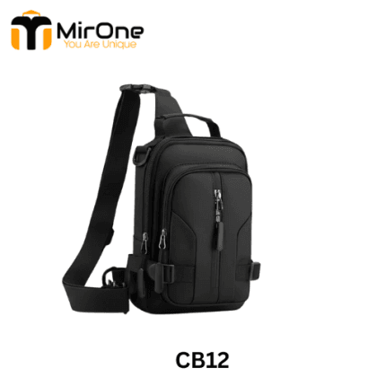 black oxford water resistant crossbody bag