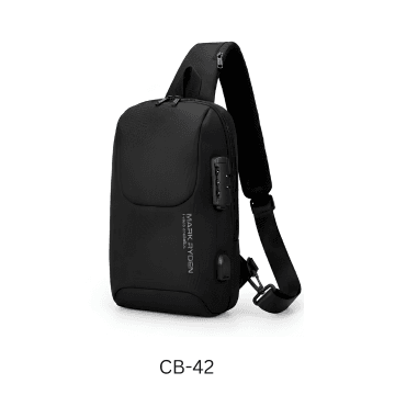 black water resistant cross body